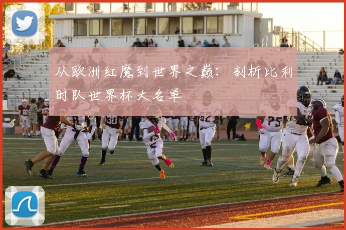 从欧洲红魔到世界之巅:剖析比利时队世界杯大名单